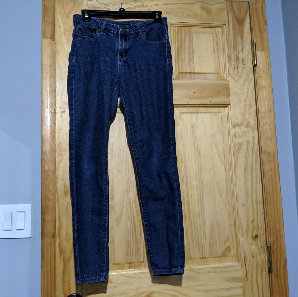 Dark Wash Denim Skinny Jeans